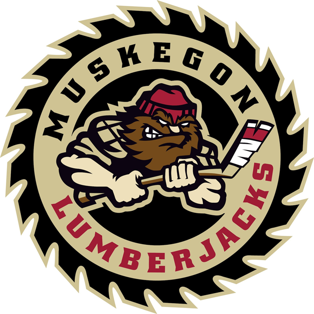 muskegon lumberjacks 2012-pres primary logo iron on heat transfer